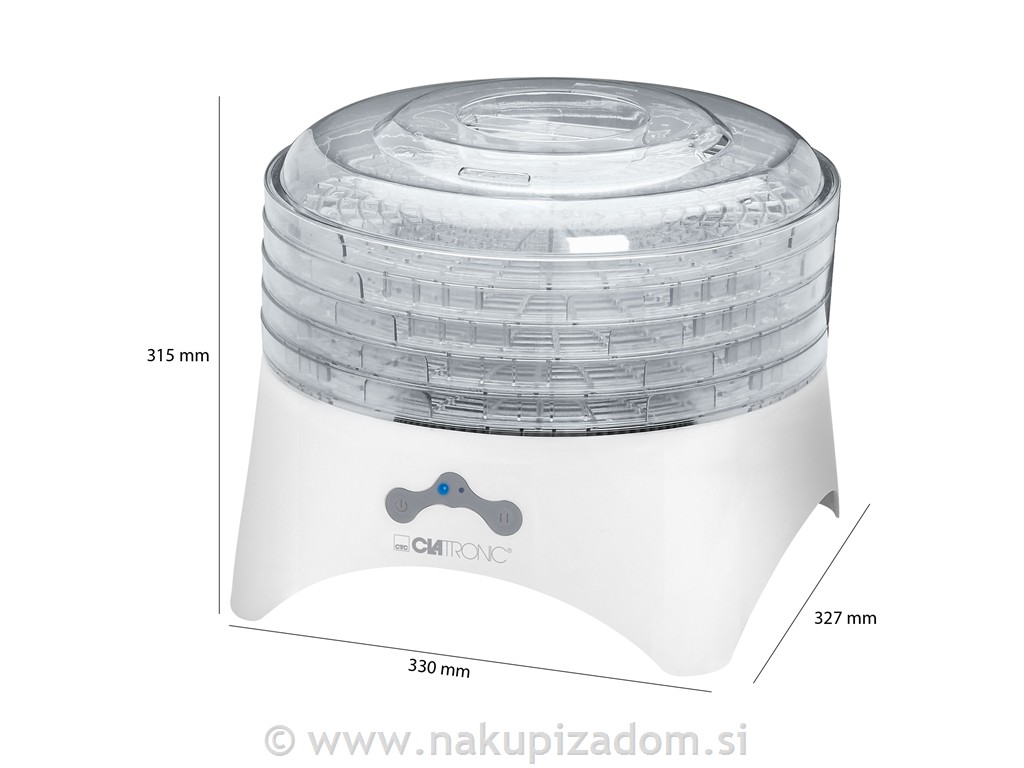Aparat za sušenje sadja CLATRONIC DR3525, 300 W