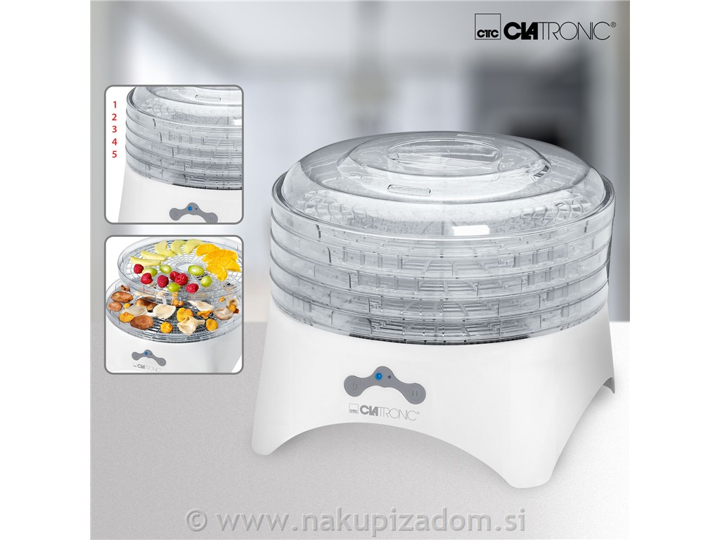 Aparat za sušenje sadja CLATRONIC DR3525, 300 W