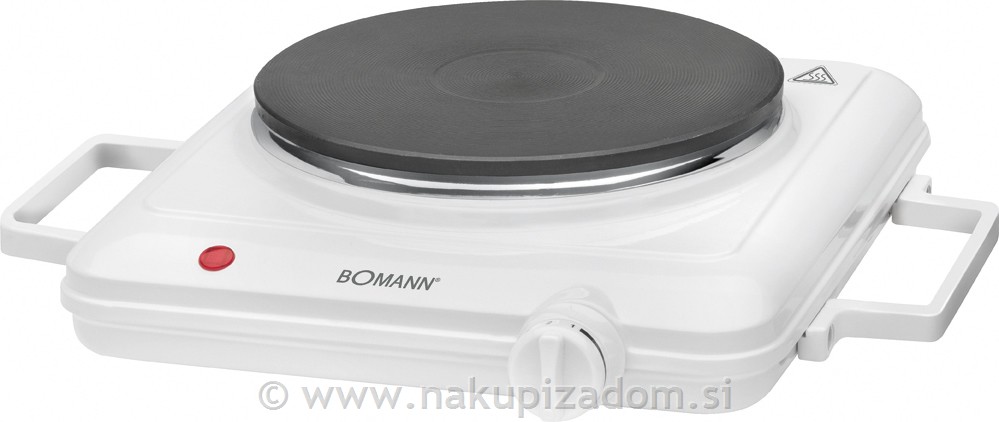 Enojni električni kuhalnik BOMANN EKP5027CB, 1500 W