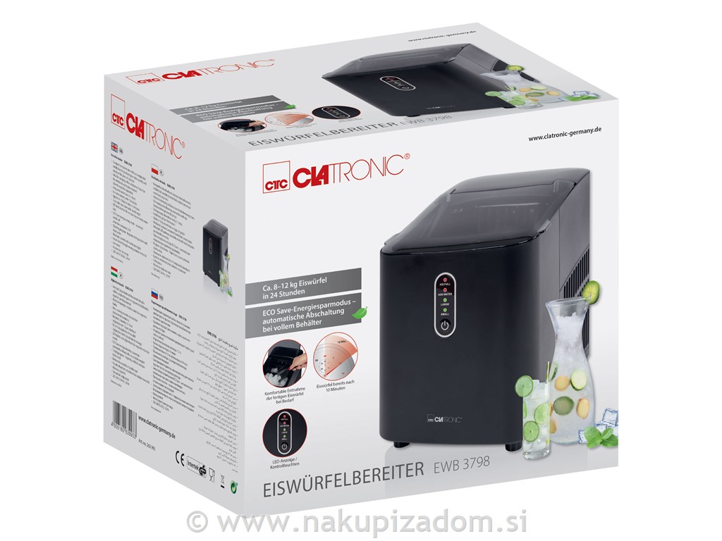 Ledomat CLATRONIC EWB3798, 8-12 kg