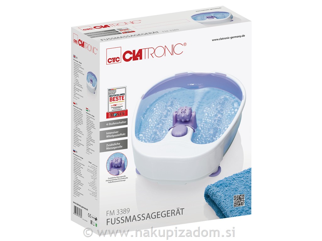 Masažna kad za noge CLATRONIC FM3389, 90 W