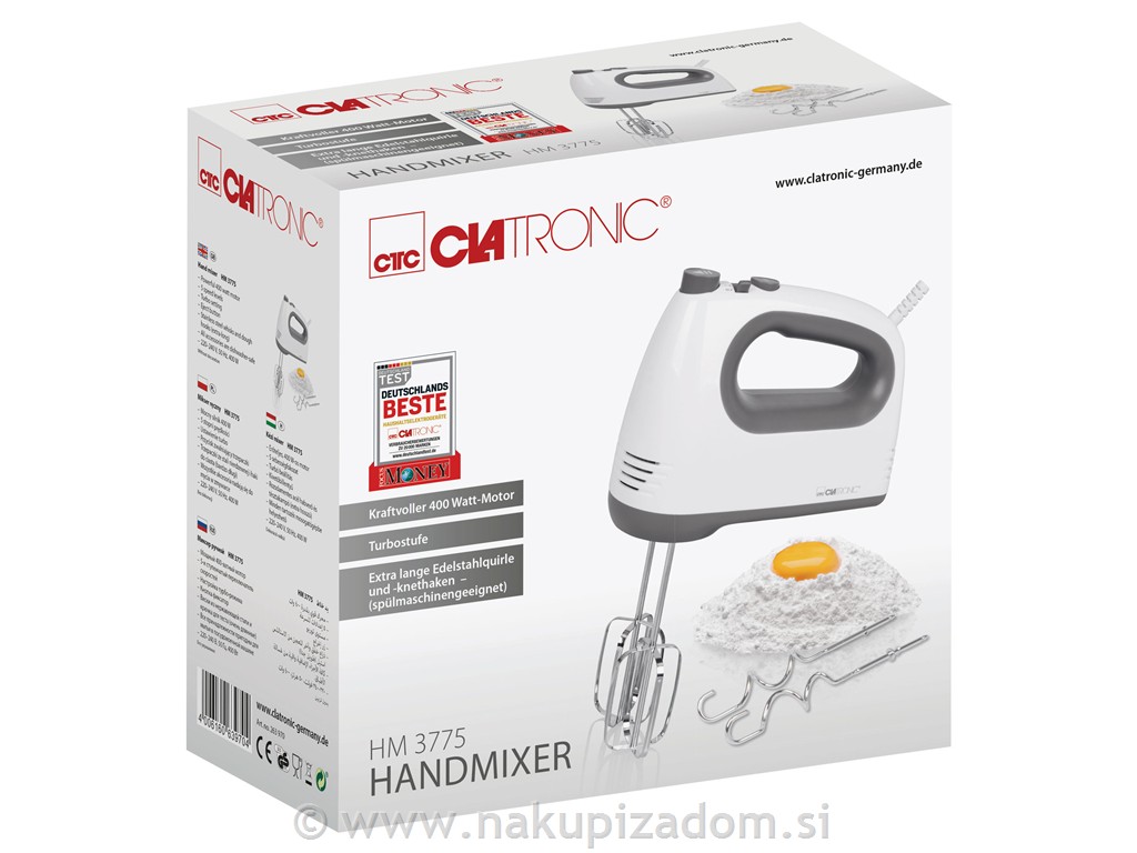 Ročni mešalnik CLATRONIC HM3775, 400 W