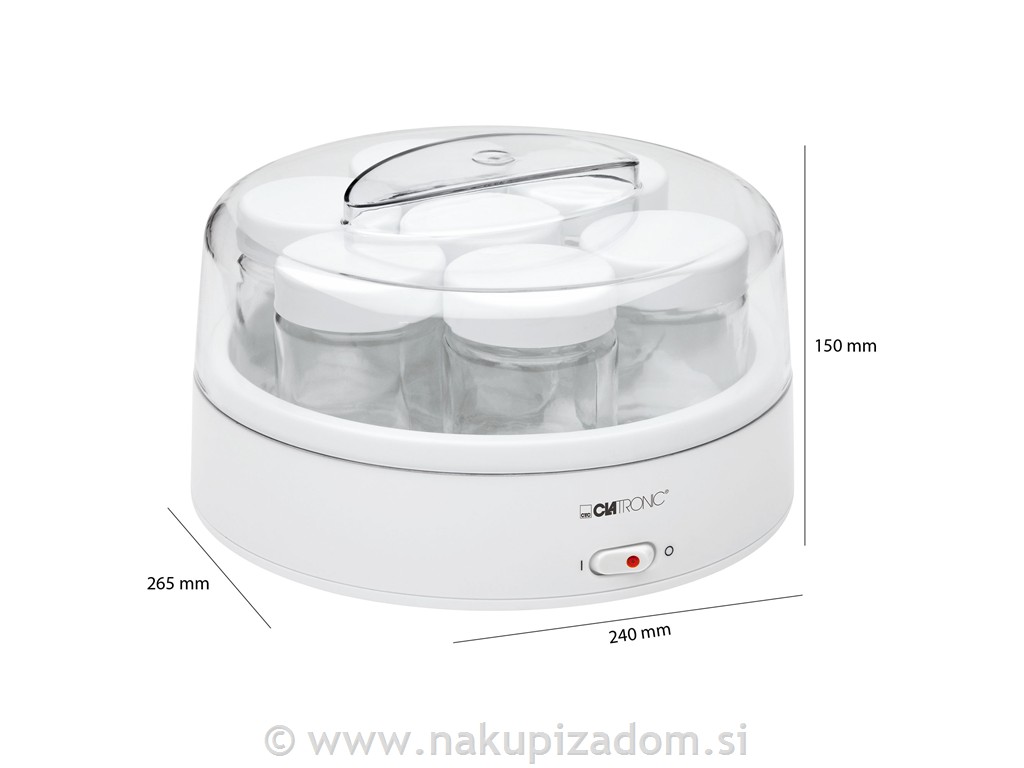 Aparat za pripravo jogurta CLATRONIC JM3344, 1,1 l