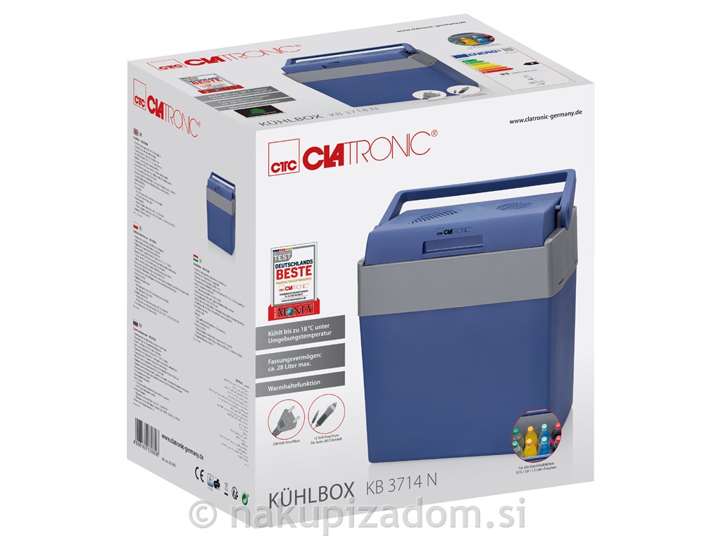 Električna hladilna torba CLATRONIC KB3714.1, AC/DC, 28 l