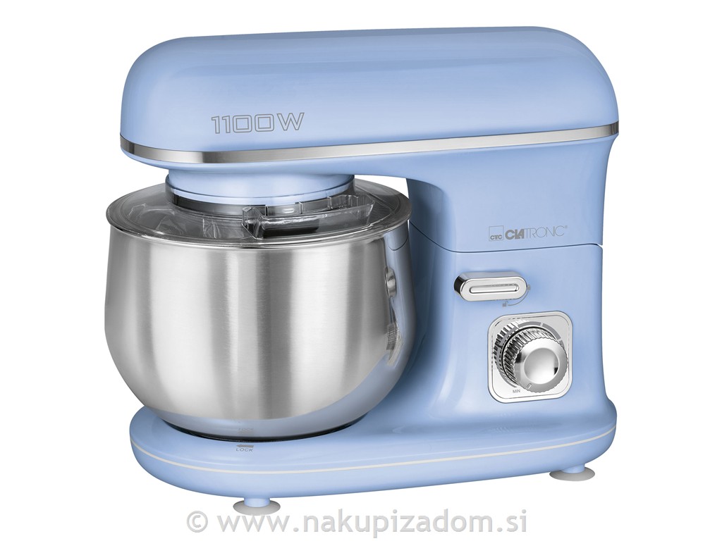 Kuhinjski robot CLATRONIC KM3711B, 1100 W, v modri barvi