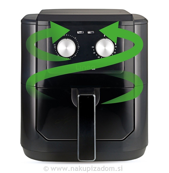 Cvrtnik na vroči zrak LINEA LAF-0588, 7,0 L, 1700 W
