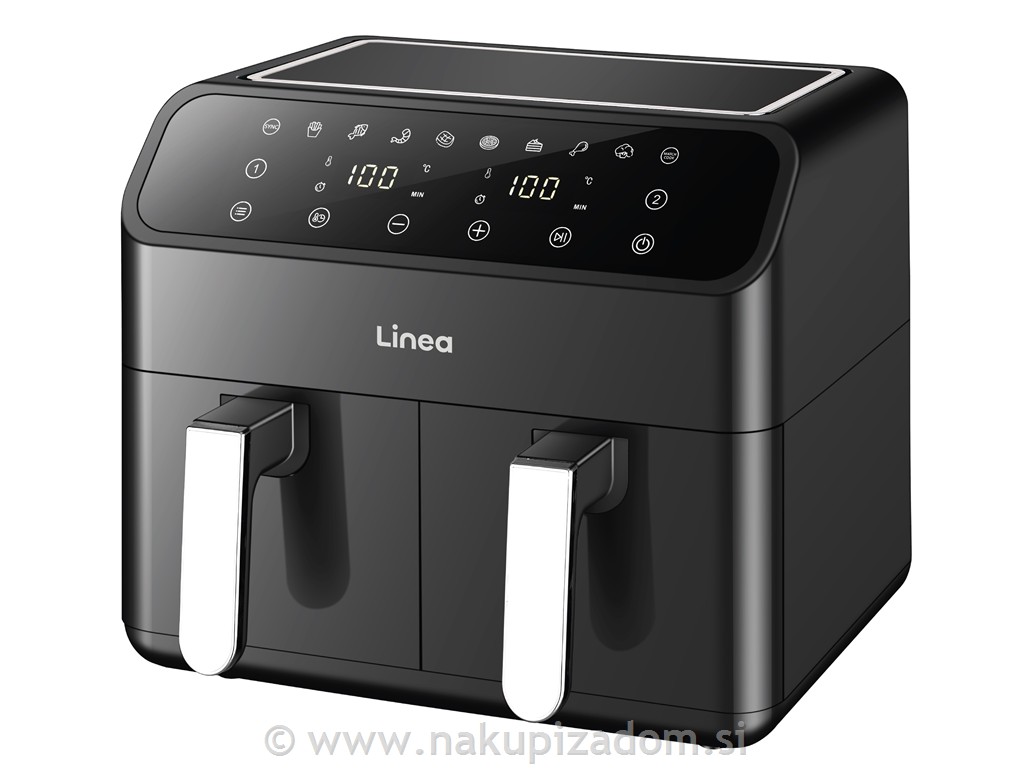 Dvojni cvrtnik na vroči zrak LINEA LAFD-0657, 8L, 2000 W