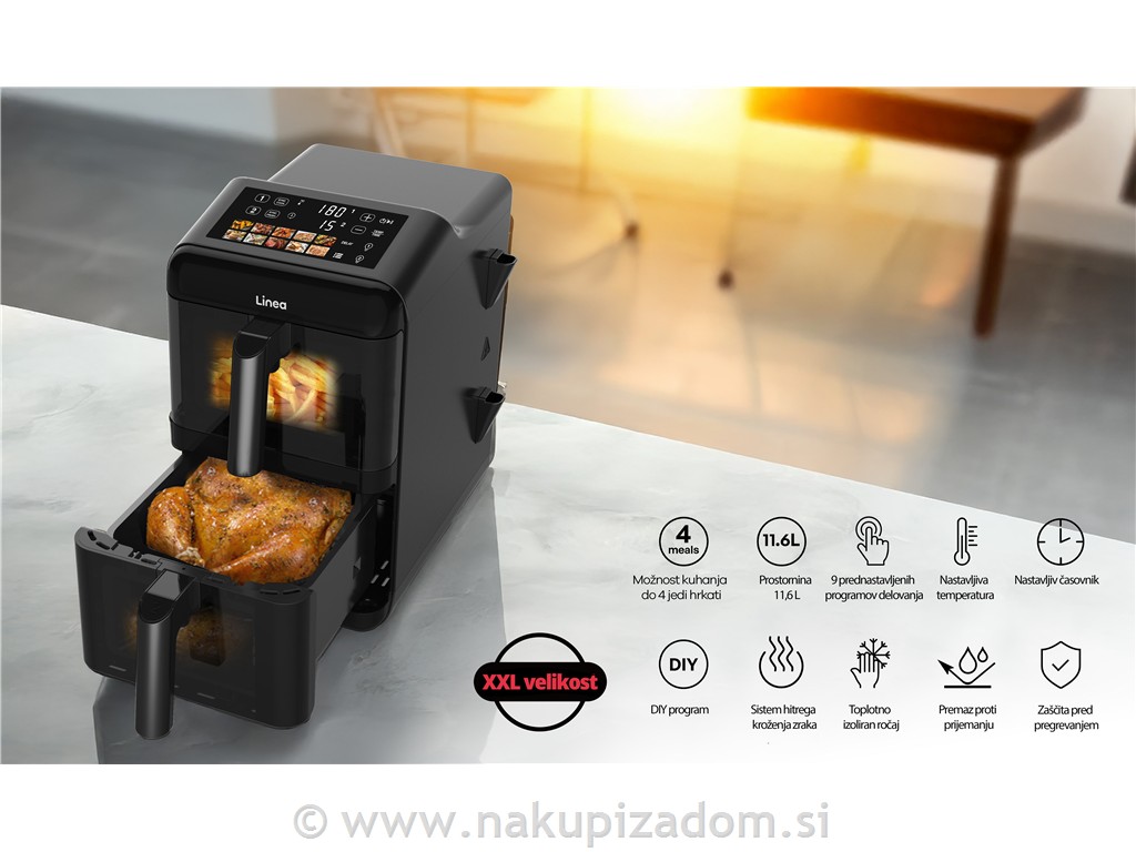 Pokončni Tower XXL Cvrtnik na vroči zrak Linea LAFDT-0697
