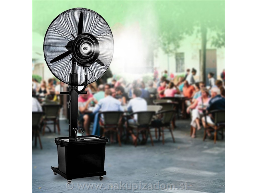 Stoječi ventilator z razpršilcem vode, 41l