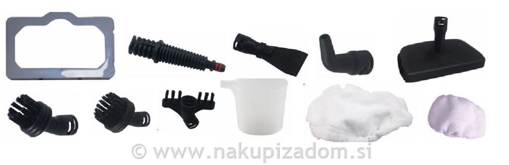 Parni čistilnik 2v1 Linea LMOP-0571-P, 1300W