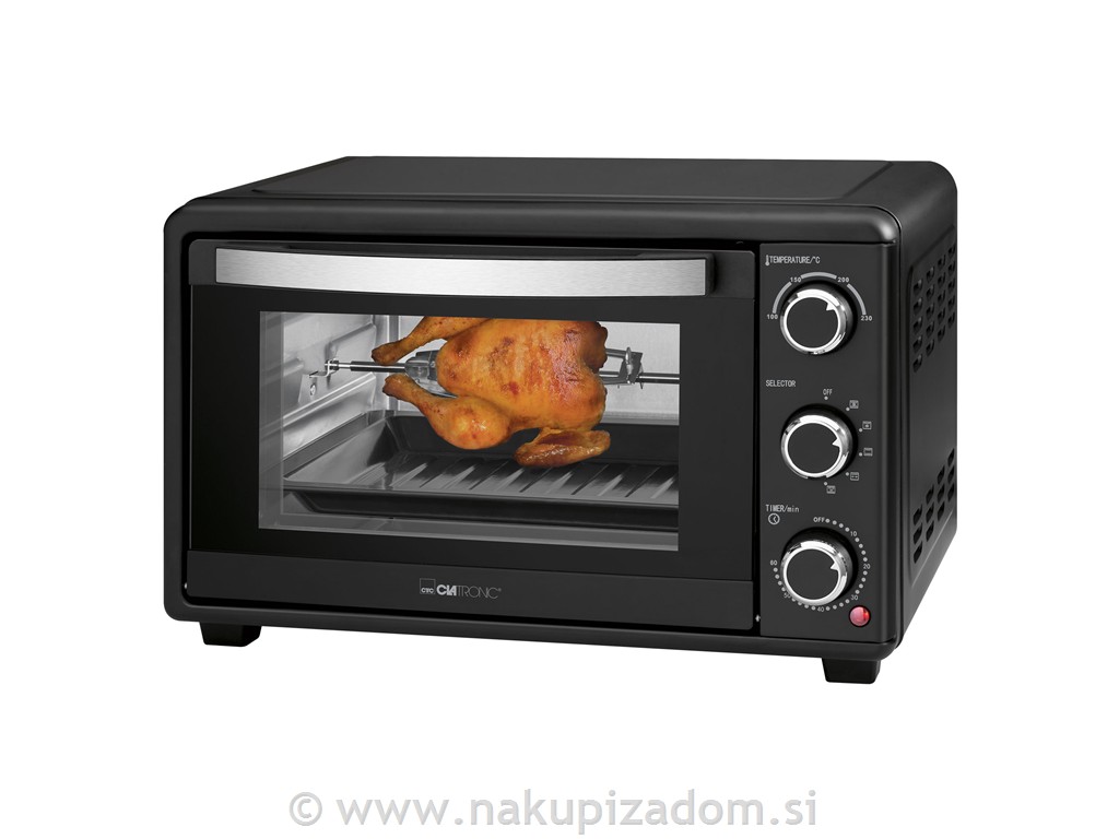 Mini pečica CLATRONIC MBG3727, 25 l, 1500W