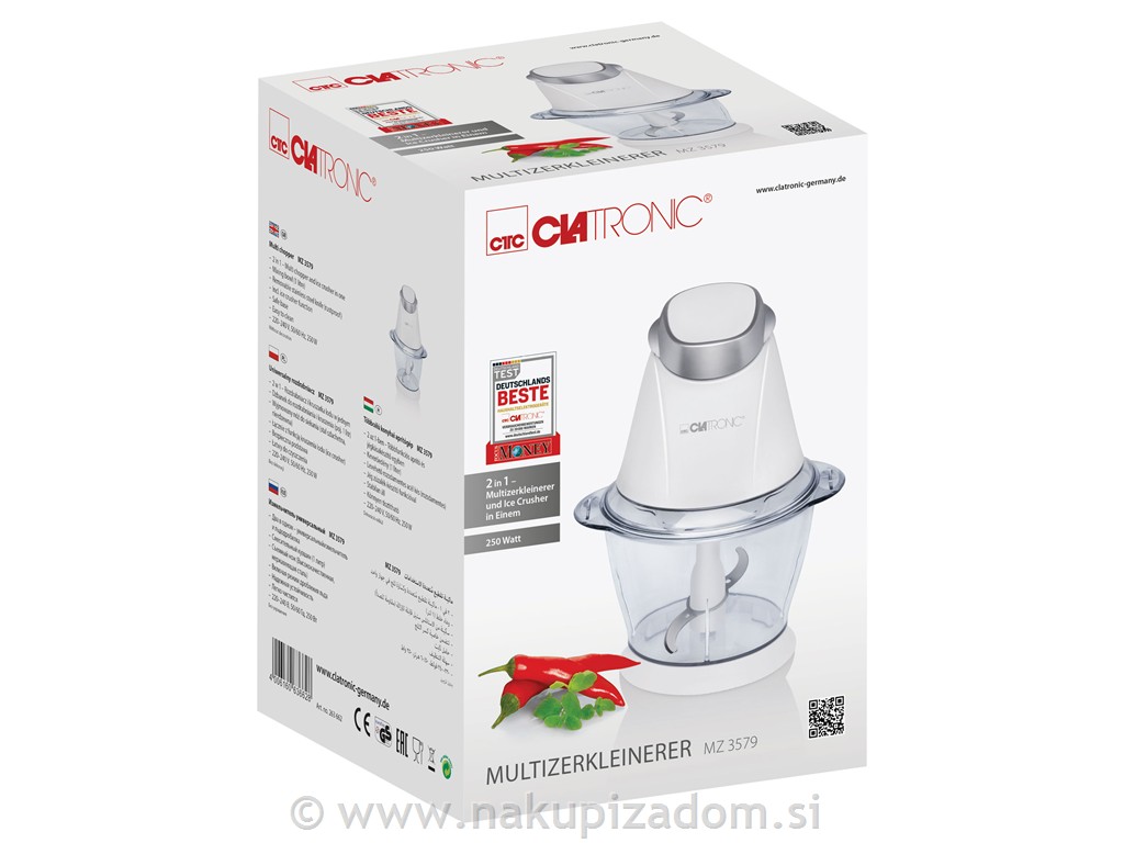 Sekljalnik CLATRONIC MZ3579, 1 l, 250 W