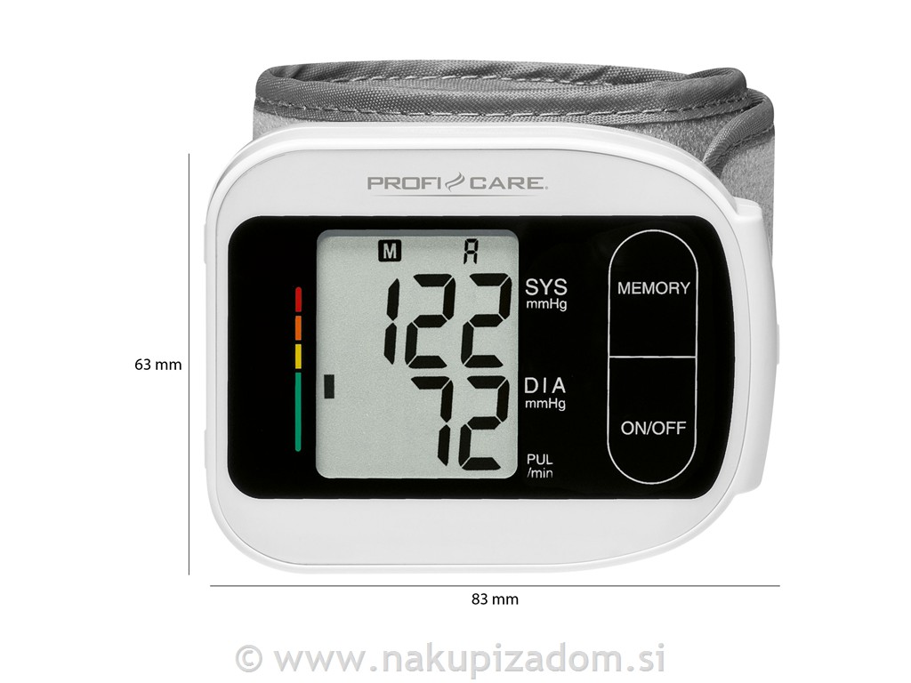 Zapestni merilnik tlaka PROFI CARE PC-BMG3018
