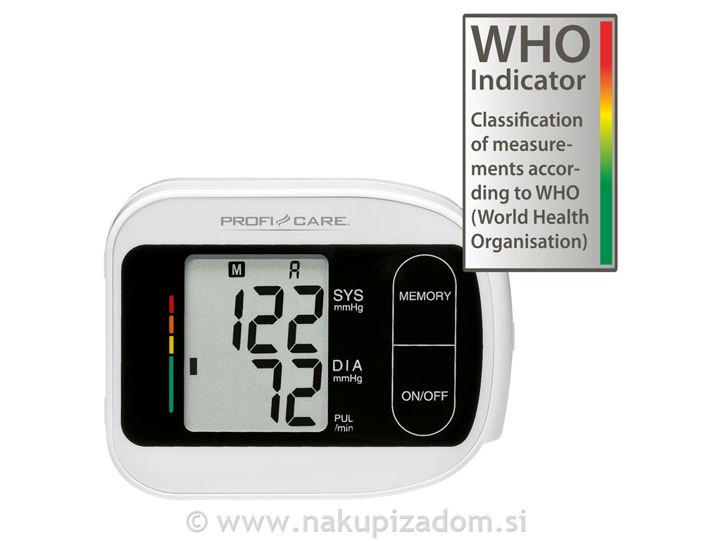 Zapestni merilnik tlaka PROFI CARE PC-BMG3018