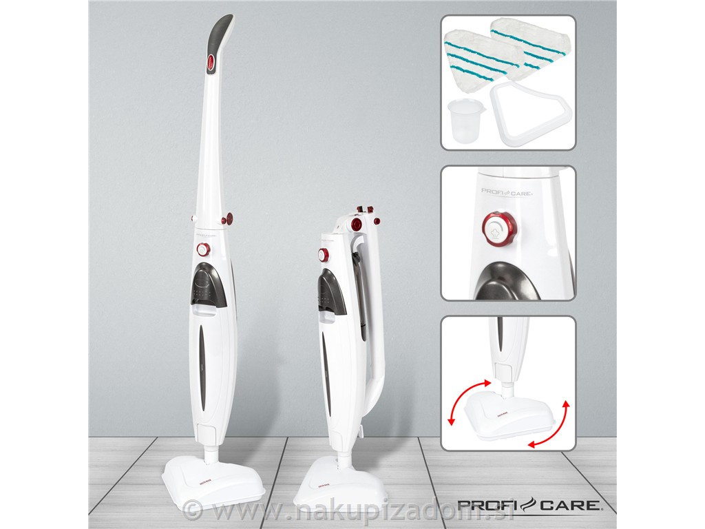 Parni čistilnik metla PROFI CARE PC-DR3093, 1.500 W