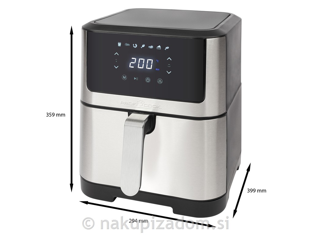 Cvrtnik na vroči zrak PROFI COOK PC-FR1269H, 8 l, 1800 W