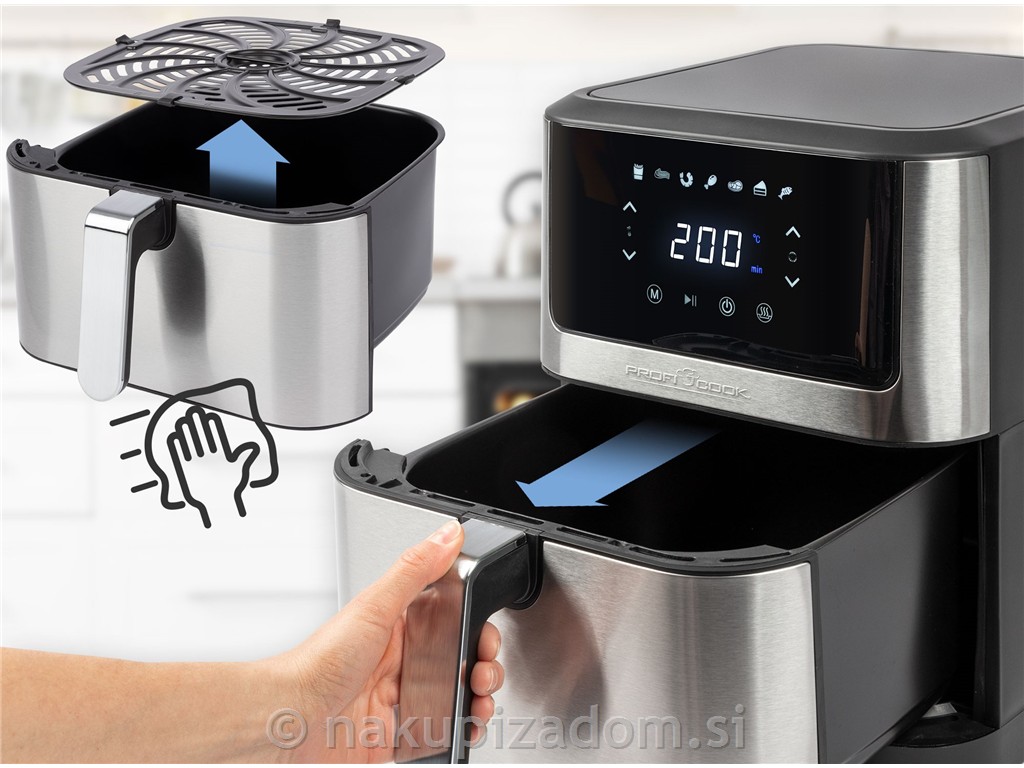 Cvrtnik na vroči zrak PROFI COOK PC-FR1269H, 8 l, 1800 W