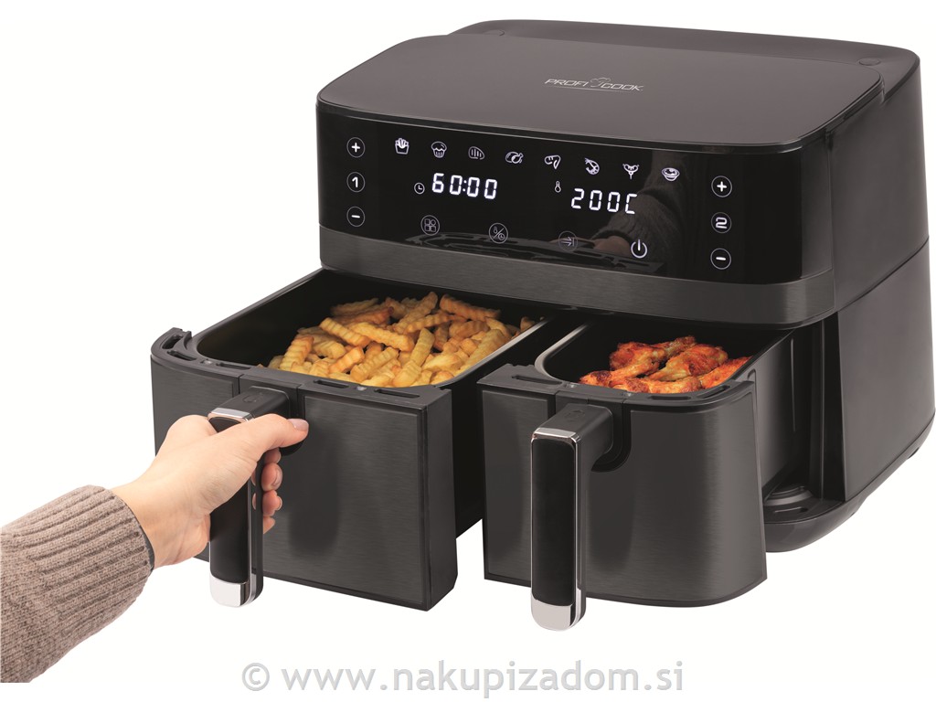 Dvojni cvrtnik na vroč zrak ProfiCok PC-FR1295H