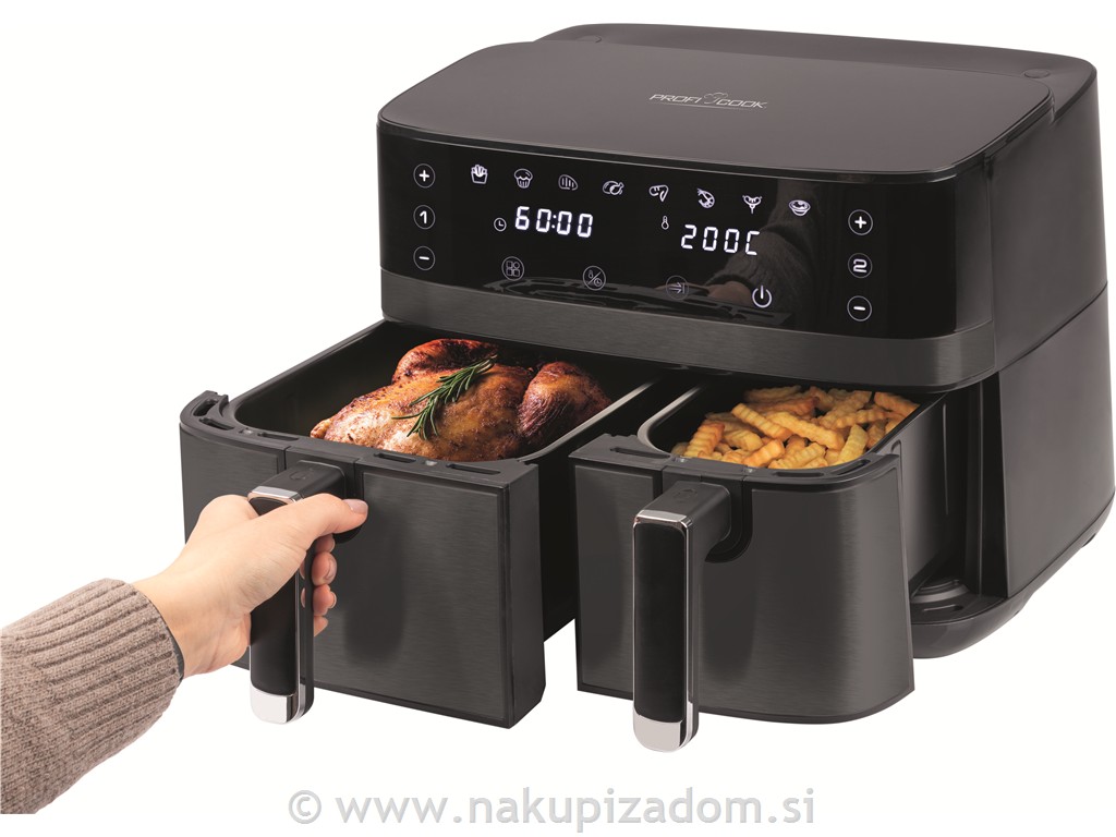 Dvojni cvrtnik na vroč zrak ProfiCok PC-FR1295H