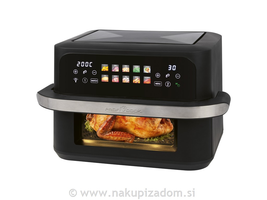 Cvrtnik na vroči zrak PC-FR1313H-P,10L, 2400W
