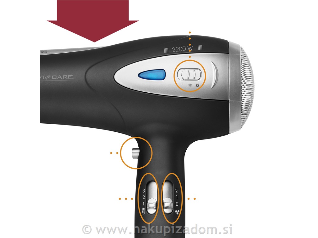 Sušilnik las ionski PROFI CARE PC-HTD3113, 2.200 W