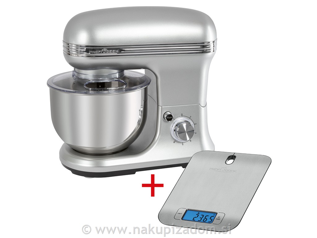 Kuhinjski robot PROFI COOK PC-KM1222W in kuhinjska tehtnica