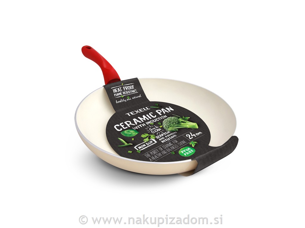 Ponev globoka TEXELL CERAMIC PAN TPC-D24, 24 cm