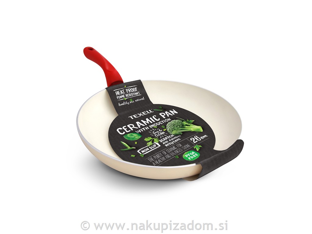 Ponev globoka Texell CERAMIC PAN TPC-D26, 26 cm