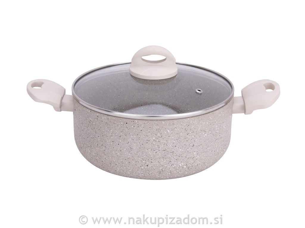 Posoda s pokrovko TEXELL TPSL-C255, 24 cm.