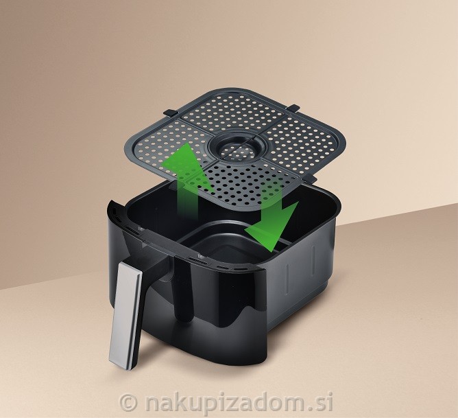 Cvrtnik na vroči zrak VORNER VAF-0589, 7,0 L, 1700 W