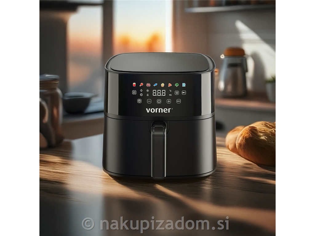 Cvrtnik na vroči zrak Vorner VAFDH-0694 8L,dvojni grelec
