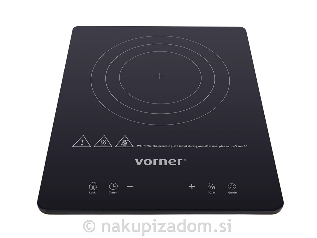 Indukcijski kuhalnik Vorner VIP-0626, 2000W