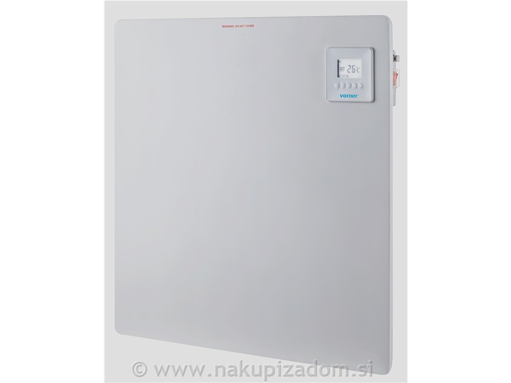 Grelni panel VORNER VIR7-0582, 425 W, 9–12 m2, IP44