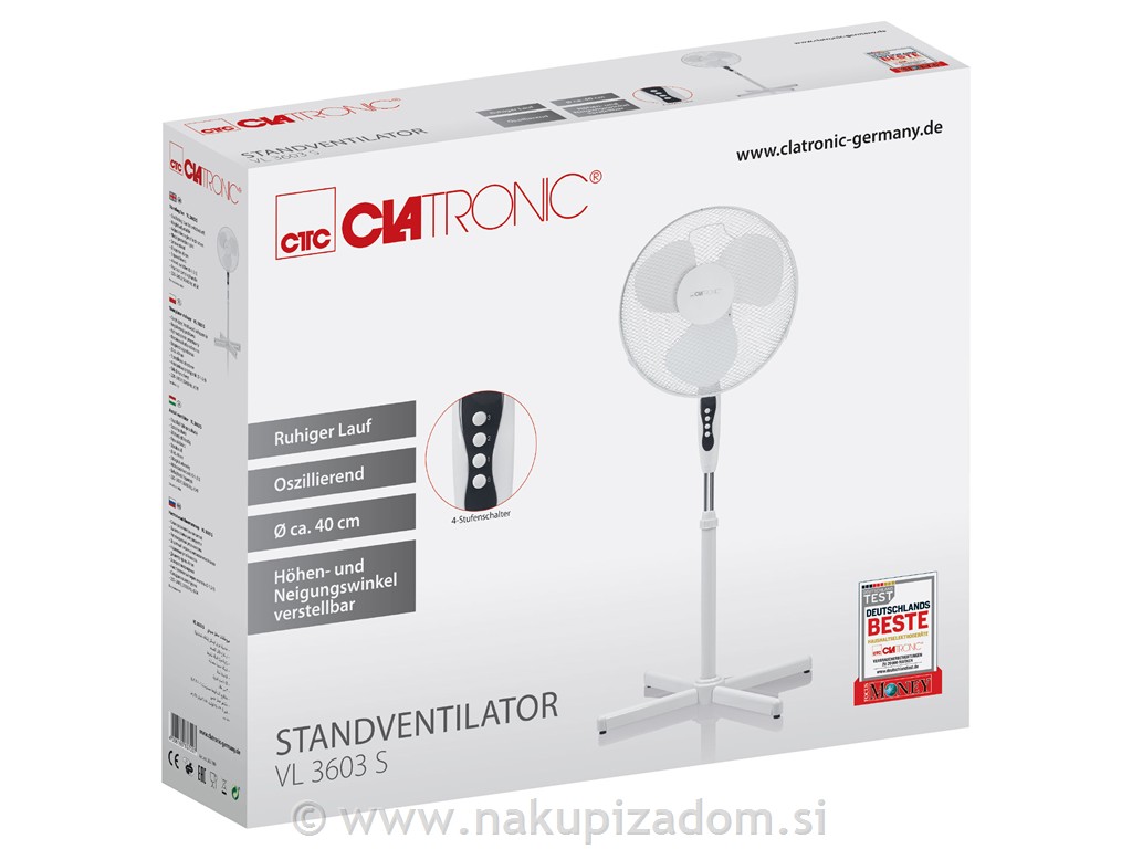Ventilator stoječi CLATRONIC VL3603S
