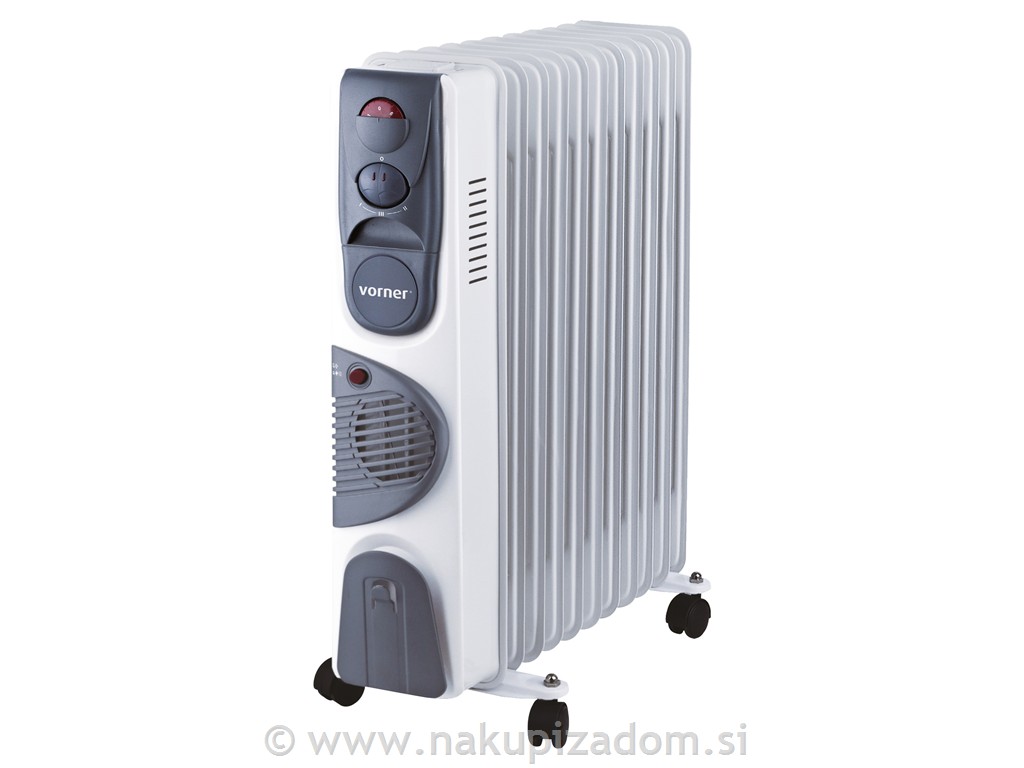 Električni oljni radiator VORNER VRF11-0579, 2.900 W