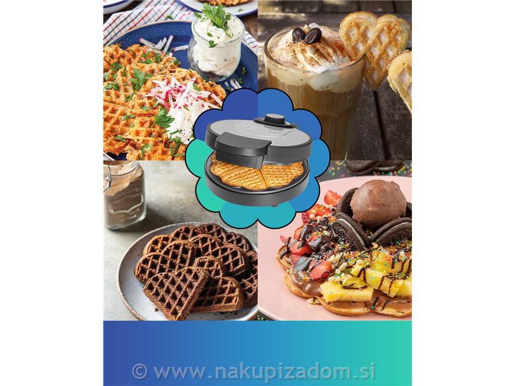 Aparat za peko vafljev CLATRONIC WA3492, 1000 W