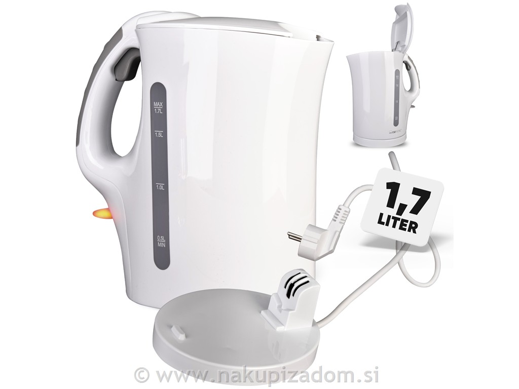 Grelnik vode Clatronic WK3445, 1,7l, 2200W