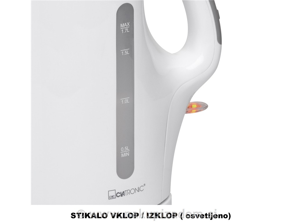 Grelnik vode Clatronic WK3445, 1,7l, 2200W
