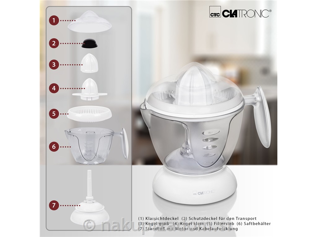 Ožemalnik citrusov CLATRONIC ZP3066, 40 W