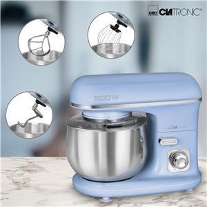 Kuhinjski robot CLATRONIC KM3711B, 1100 W, v modri barvi