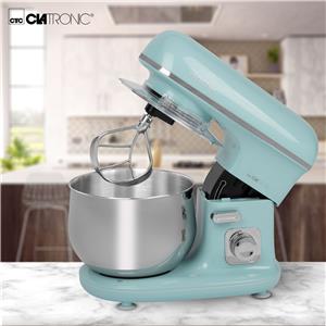 Kuhinjski robot CLATRONIC KM3711M, 1100 W, v mint barvi