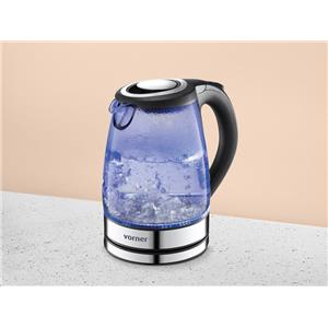 Grelnik vode steklen VORNER VKE-0510, 2200 W, 1,7 L